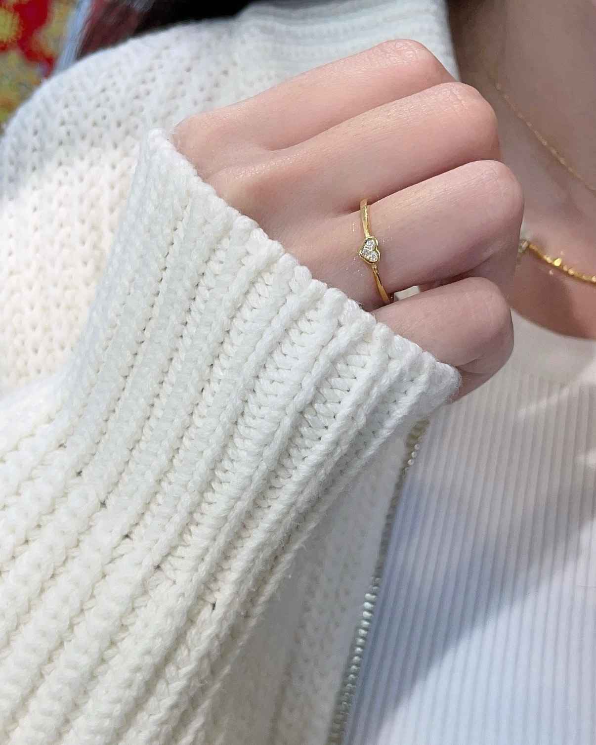 小鑽愛心戒指(活動圍) 細節圖