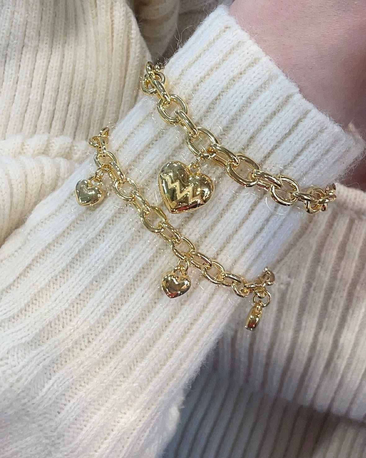 澎澎愛心手鍊 細節圖