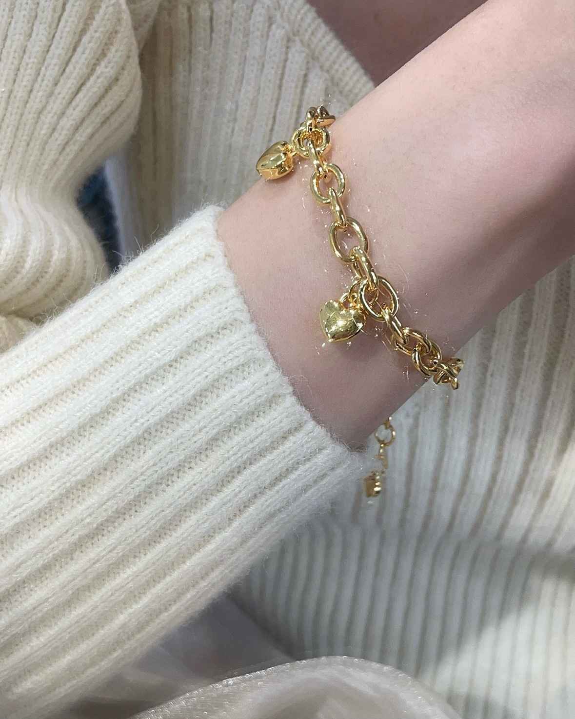 澎澎愛心手鍊 細節圖