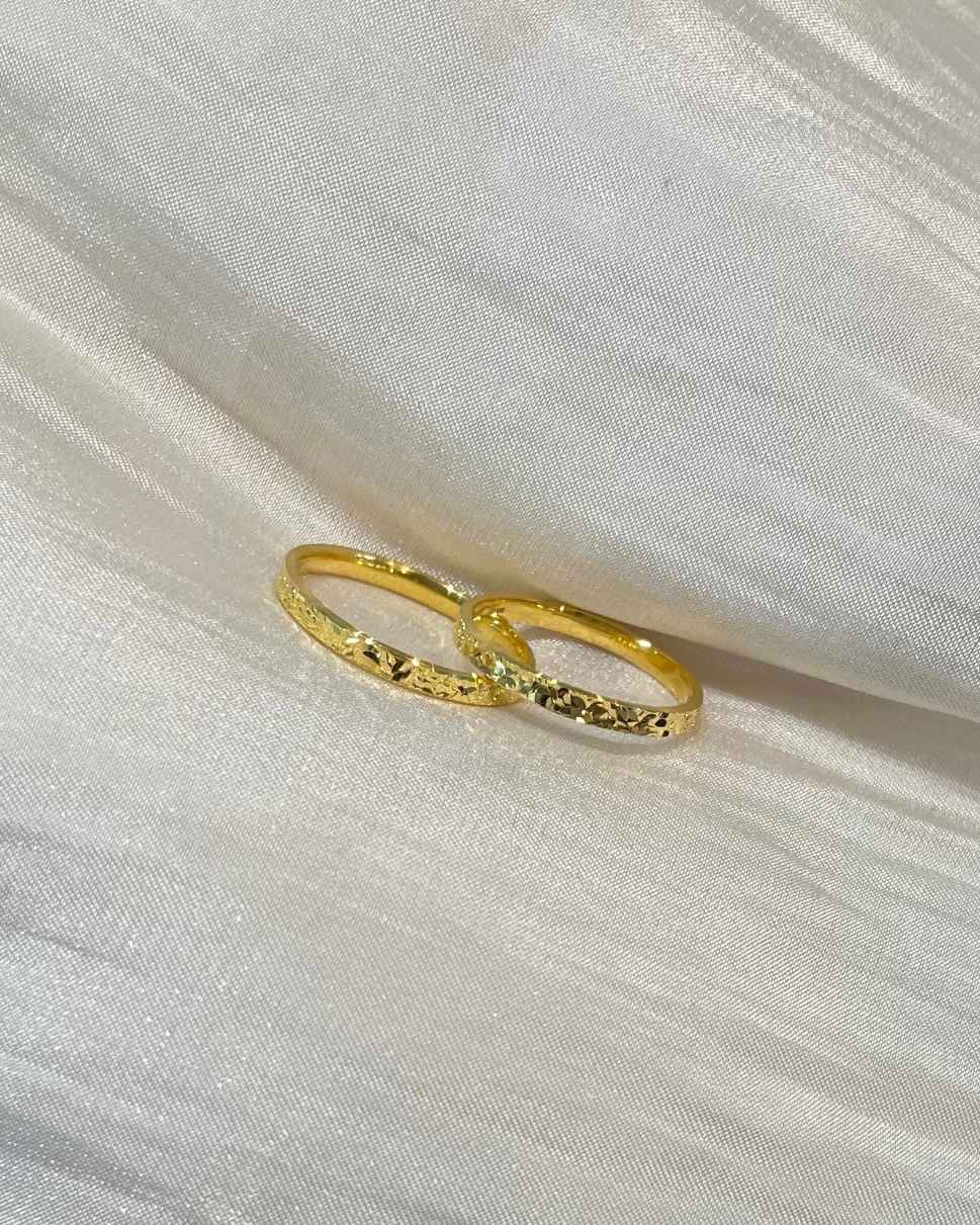 碎金戒指(固定圍) 細節圖