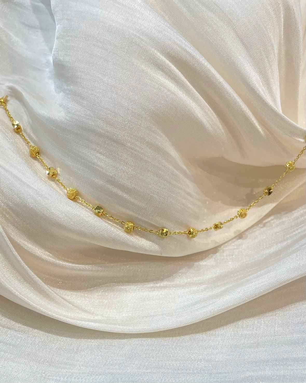 鑽紗珠方塊手鍊 細節圖