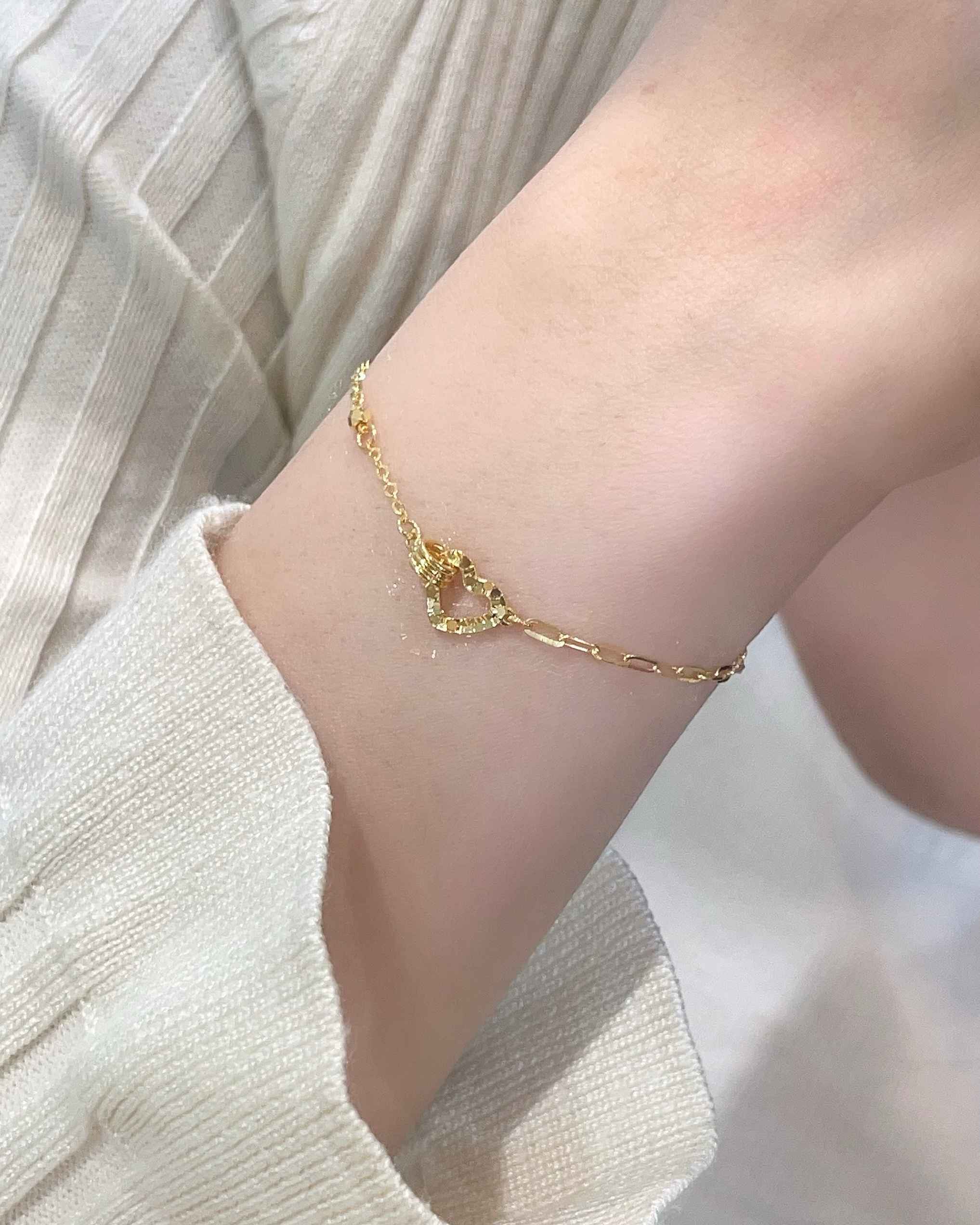 碎金愛心手鍊