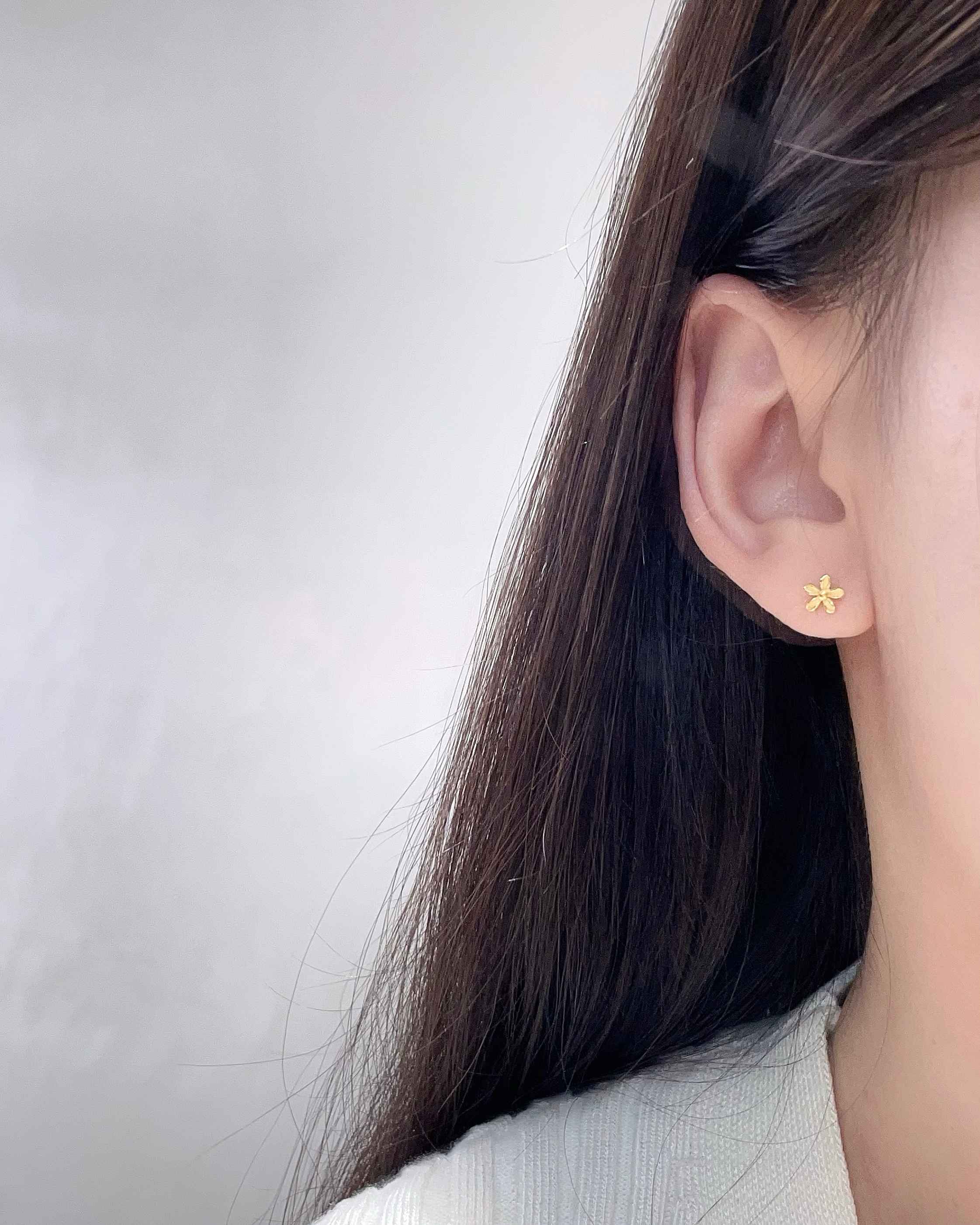 小花耳環